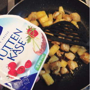 koken met Hüttenkäse